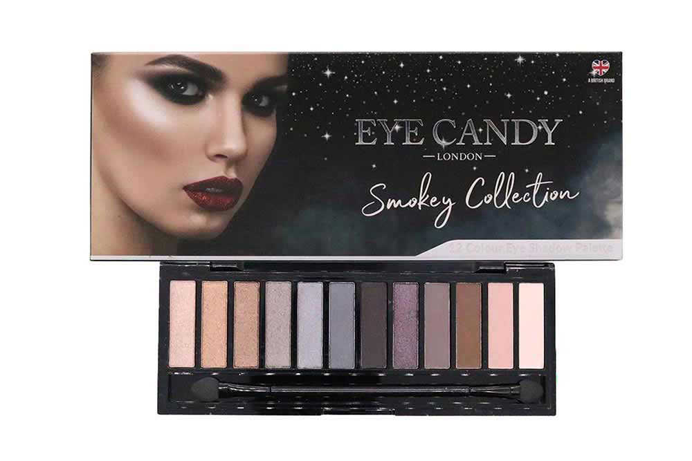 EYE CANDY SMOKEY COLLECTION 12 COLOUR EYE SHADOW - Milano Pharmacy