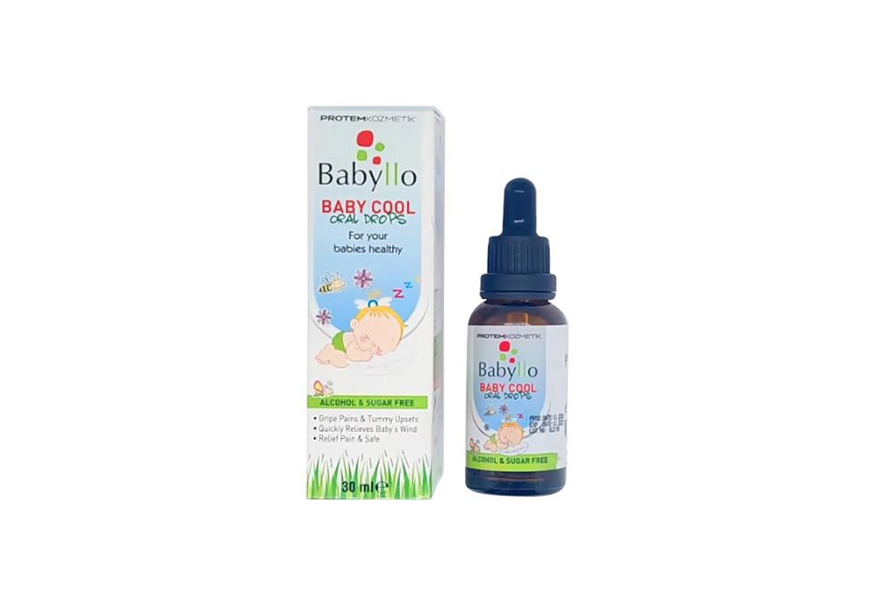 BABYLLO BABY COOL ORAL DROPS 30ML - Milano Pharmacy