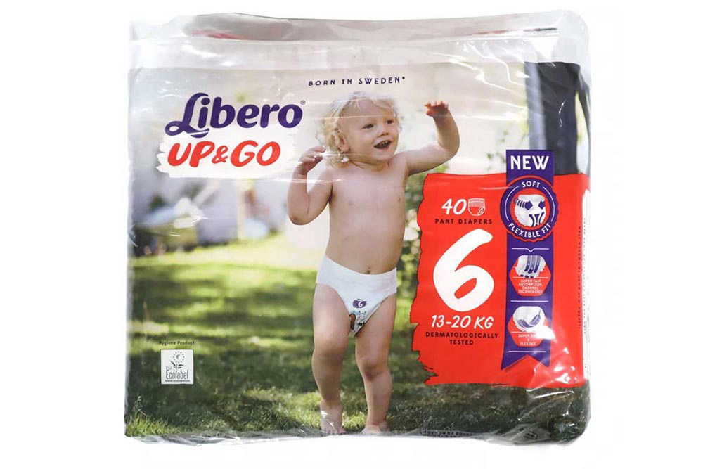 LIBERO UP AND GO NO6 40 PANT DIAPERS 13 TO 20KG - Milano Pharmacy