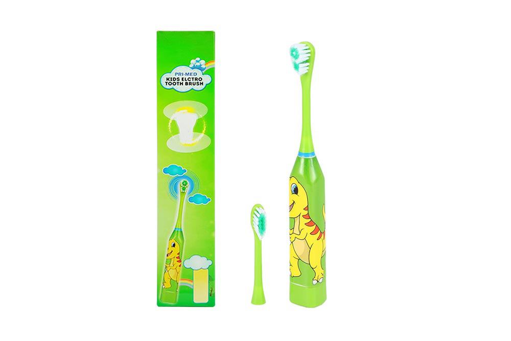 PRIMED KIDS ELCTRO TOOTH BRUSH COLOR GREEN - Milano Pharmacy