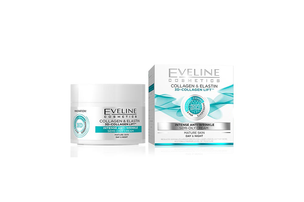 EVELINE COLLAGEN ELASTIN 3D LIFT DAY NIGHT CREAM 50ML - Milano Pharmacy