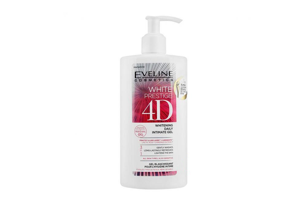 EVELINE WHITE PRESTIGE 4D WHITENING DAILY INTIMATE GEL 250 ML - Milano Pharmacy