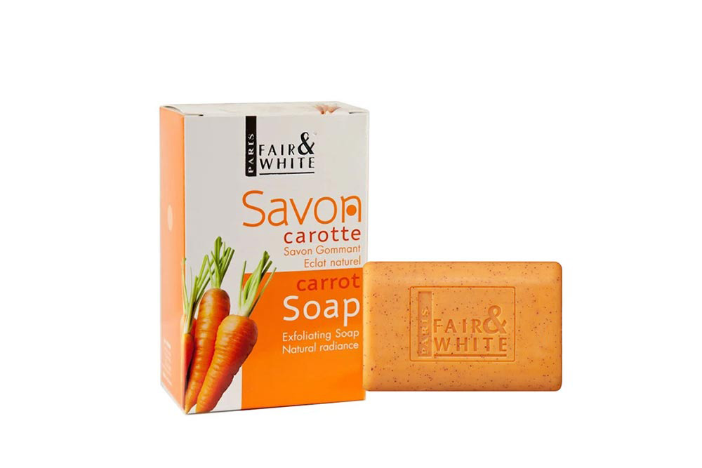 FAIR AND WHITE CARROT SOAP 200 GM - Milano Pharmacy