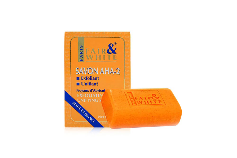 FAIR AND WHITE SAVON AHA 2 YELLOW SOAP 200 GM - Milano Pharmacy