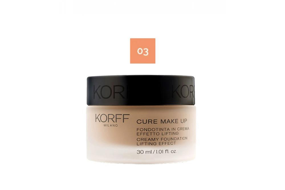 KORFF CURE MAKE UP CREAMY FOUNDATION 03 NOIX 30ML - Milano Pharmacy