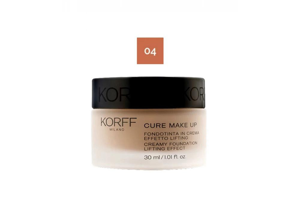 KORFF CURE MAKE UP CREAMY FOUNDATION 04 NOISETTE 30ML - Milano Pharmacy