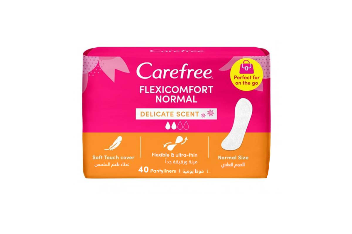 CAREFREE FLEXICOMFORT 40 PANTYLNERS - Milano Pharmacy