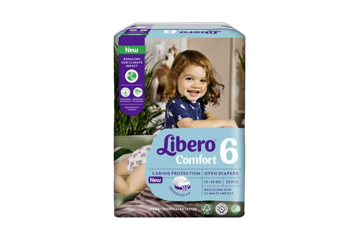 LIBERO COMFORT NO 6 FROM 13 TO 20 KG 22 DIAPERS - Milano Pharmacy