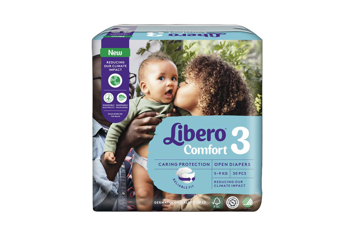 LIBERO COMFORT 3  30 DIAPERS - Milano Pharmacy