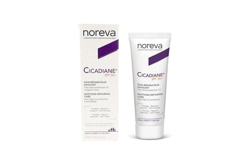 NOREVA  CICADIANE SPF50 PLUS SOOTHING REPAIRING CREAM 40 ML - Milano Pharmacy