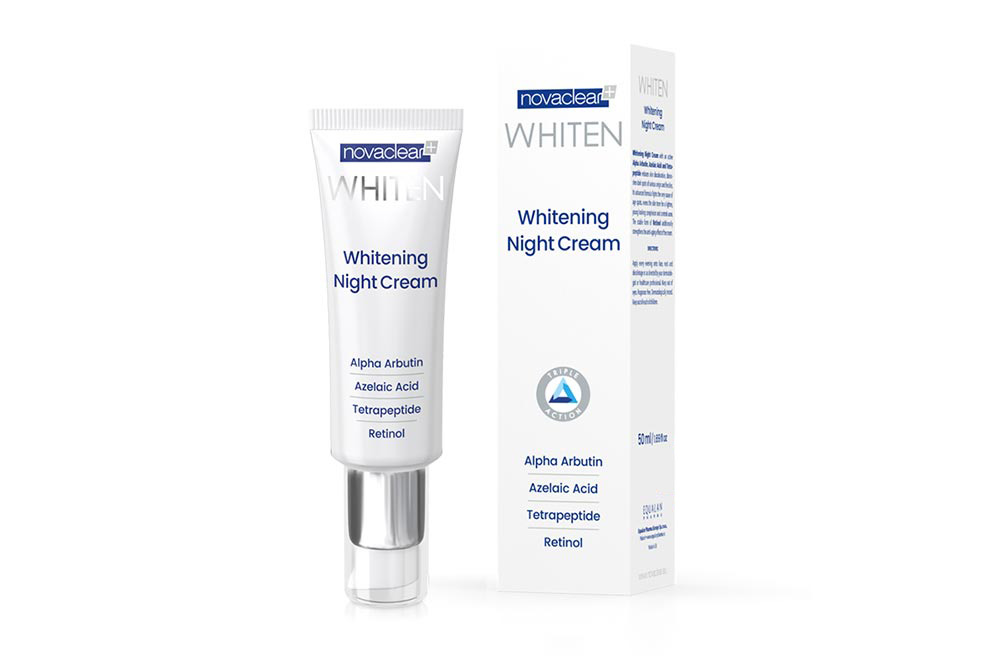 NOVACLEAR WHITEN WHITENING NIGHT CREAM 50 ML - Milano Pharmacy