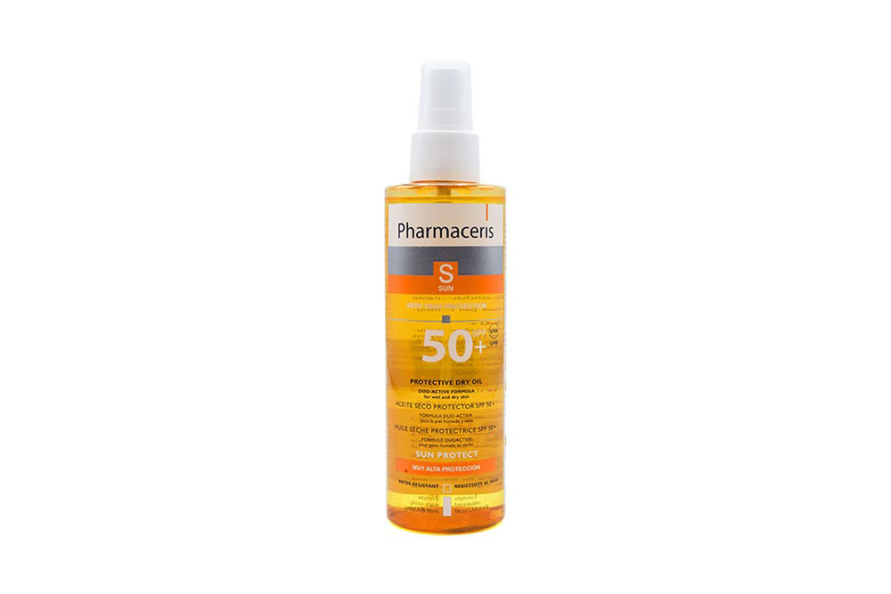 PHARMACERIS S SUN PROTECT SPF50 PLUS PROTECTIVE  DRY OIL SPRAY 200 ML - Milano Pharmacy