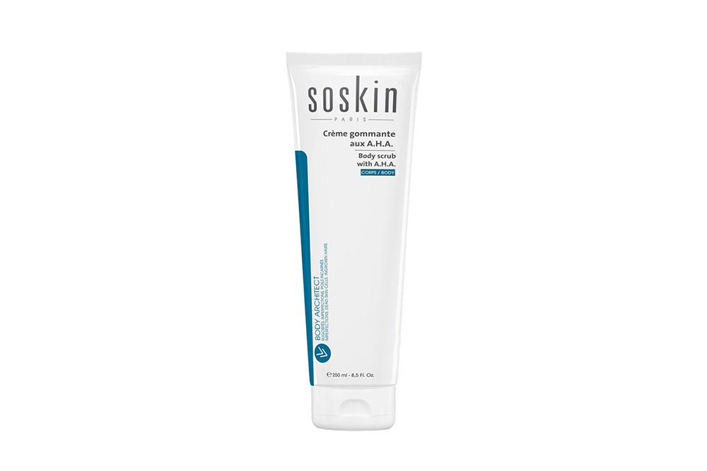 SOSKIN BODY SCRUB WITH A H A  250 ML - Milano Pharmacy