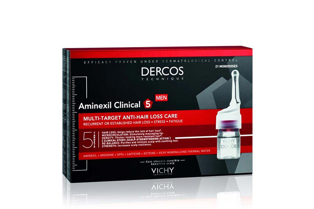 VICHY DERCOS AMINEXIL 21 AMPOULES MAN - Milano Pharmacy