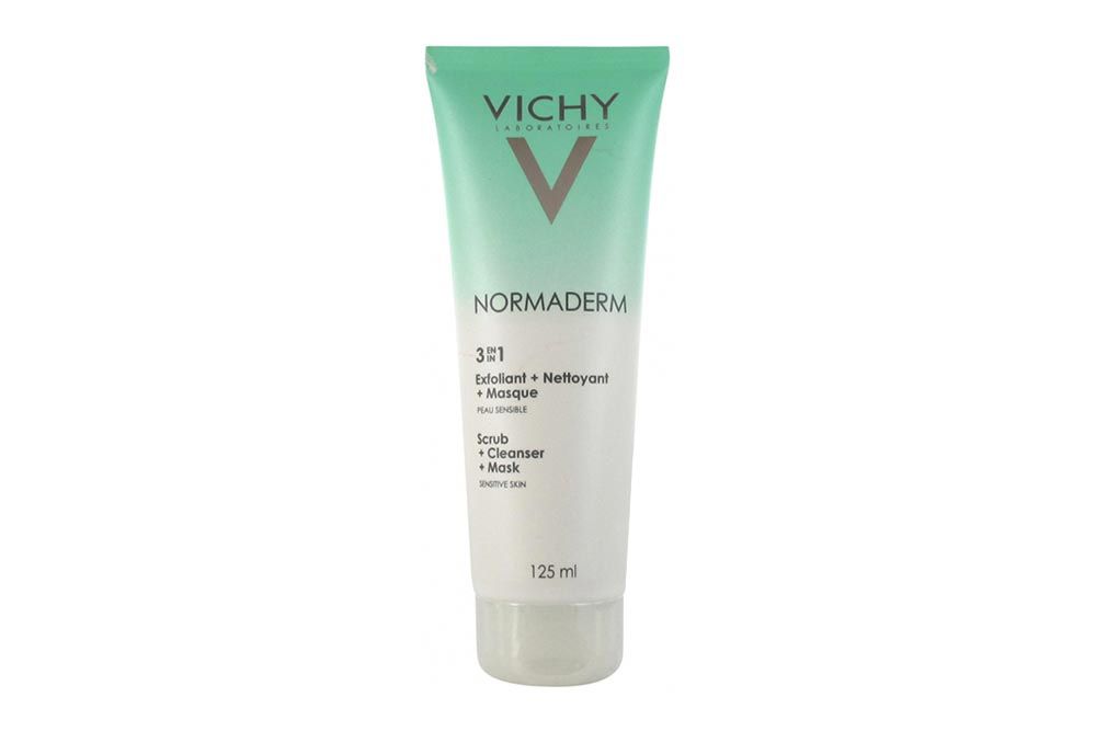 VICHY NORMADERM 3 IN 1 SCRUB CLEANSER MASK 125ML - Milano Pharmacy