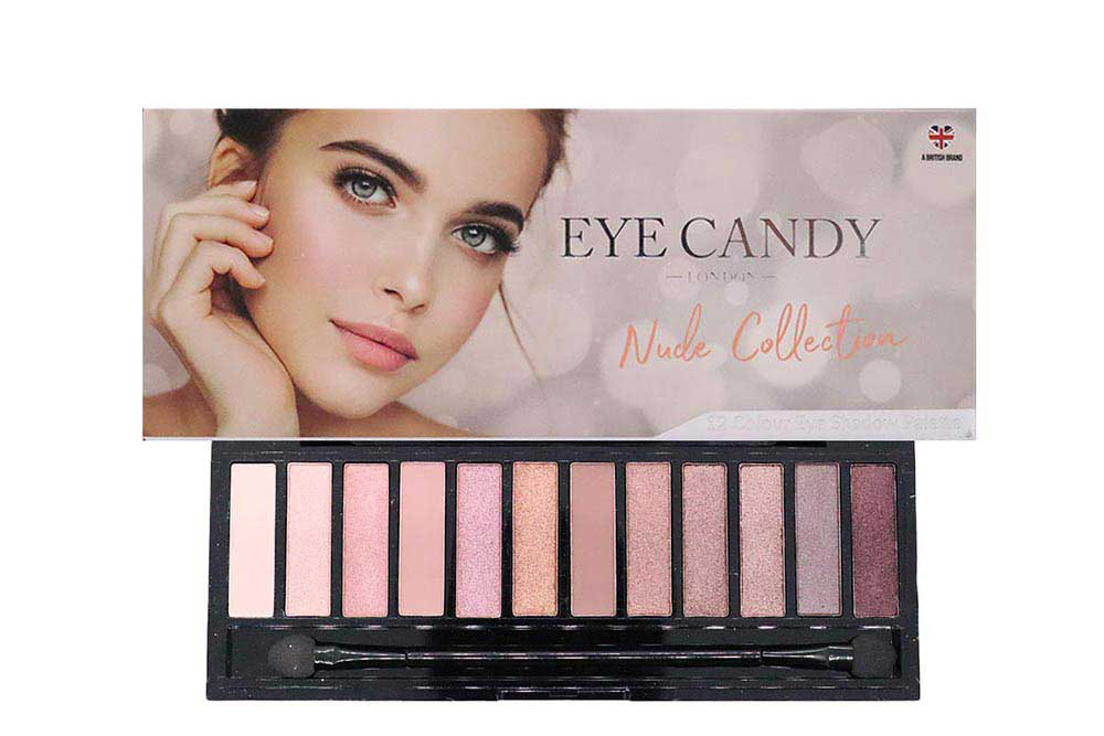 EYE CANDY NUDE COLLECTION 12 COLOUR EYE SHADOW - Milano Pharmacy