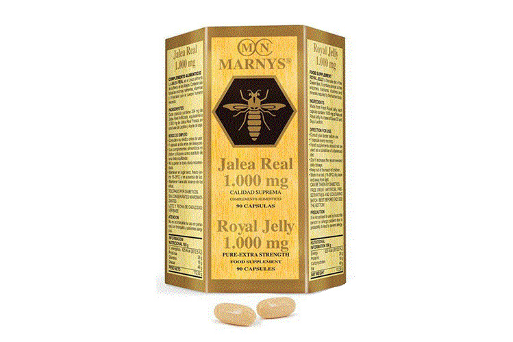 MARNYS ROYAL JELLY 1000 MG 90 CAPSULES - Milano Pharmacy