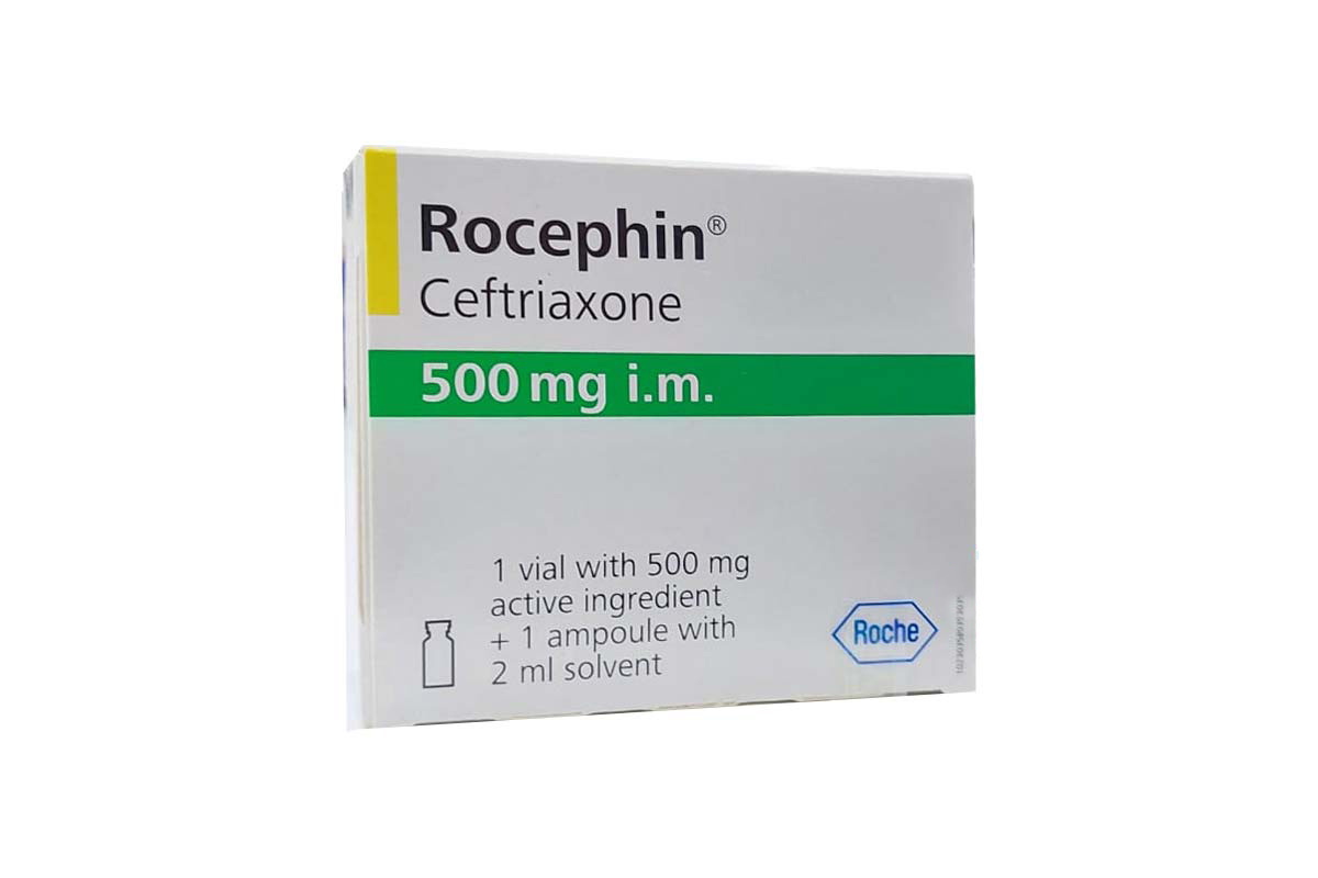 ROCEPHIN 500 MG IM 1 VIAL - Milano Pharmacy