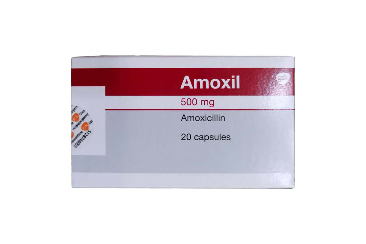 AMOXIL 500 MG 20 CAPSULES - Milano Pharmacy