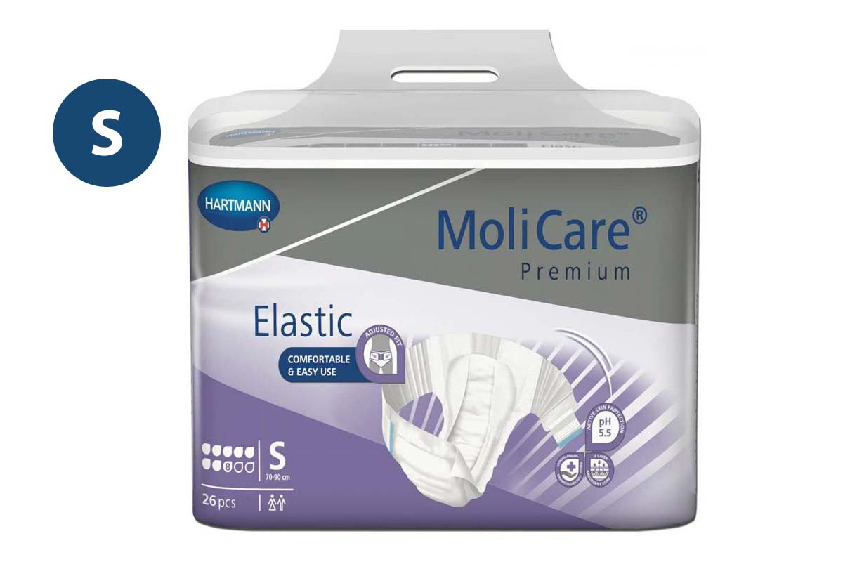 MOLICARE PREMIUM ELASTIC SIZE S 26PCS - Milano Pharmacy