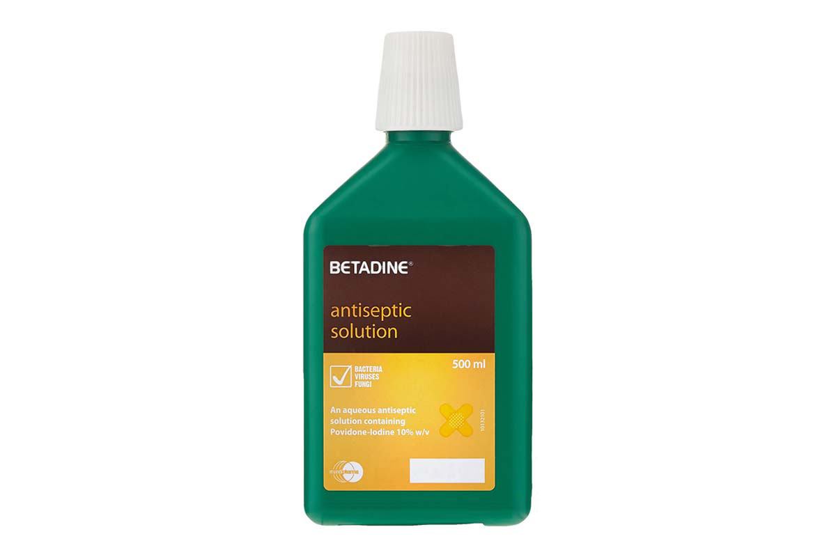 BETADINE ANTISEPTIC SOLUTION 10% 500 ML - Milano Pharmacy