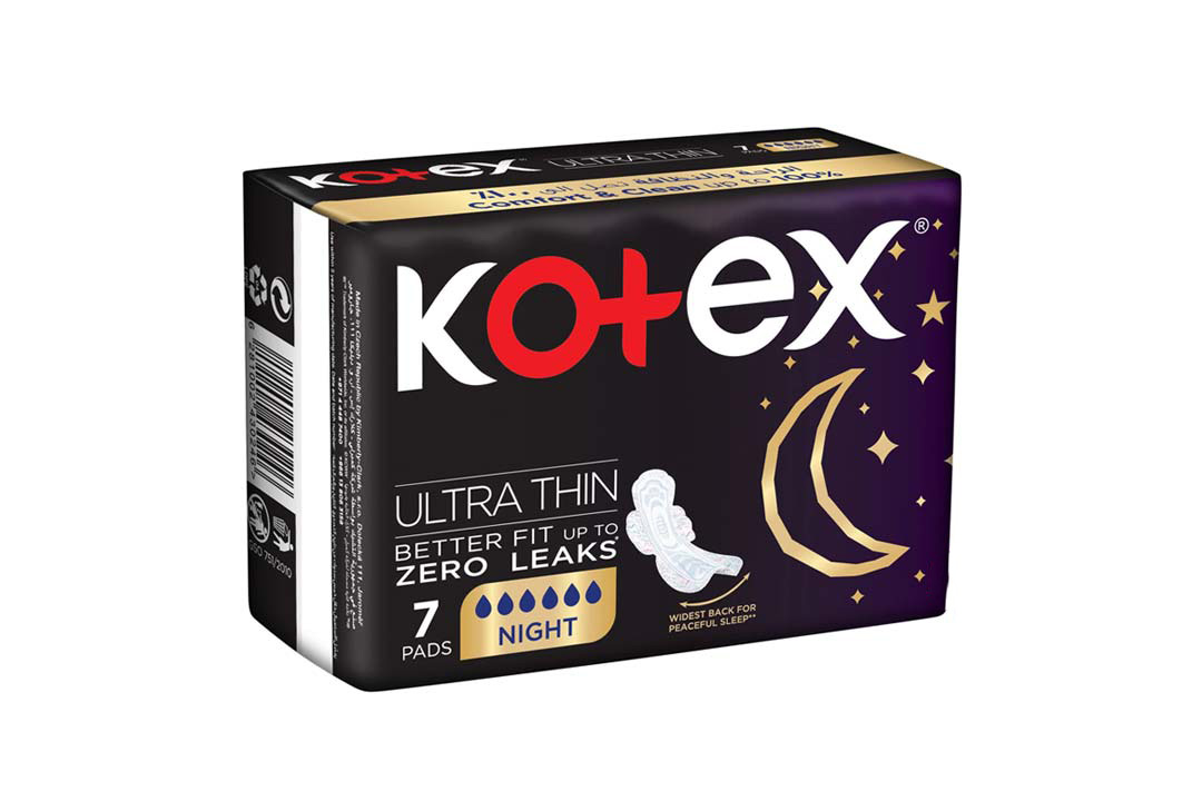 KOTEX ULTRA THIN  NIGHT 7 PADS - Milano Pharmacy