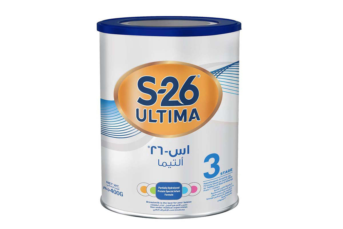 S 26 ULTIMA NO 3 STAGE MILK FROM 1 TO 3 YEARS 400 GM - Milano Pharmacy