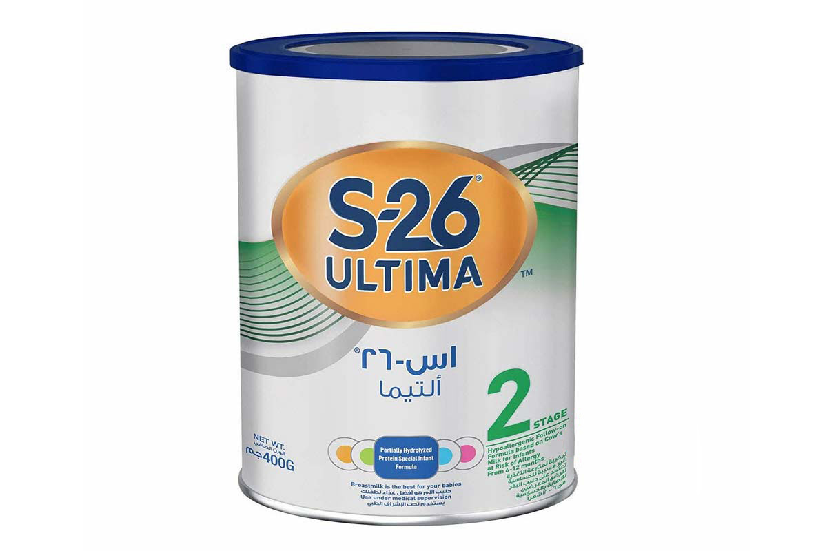 اس 26 التيما حليب رقم 2 من عمر 6 الي 12 شهر 400 جم - صيدلية ميلانو