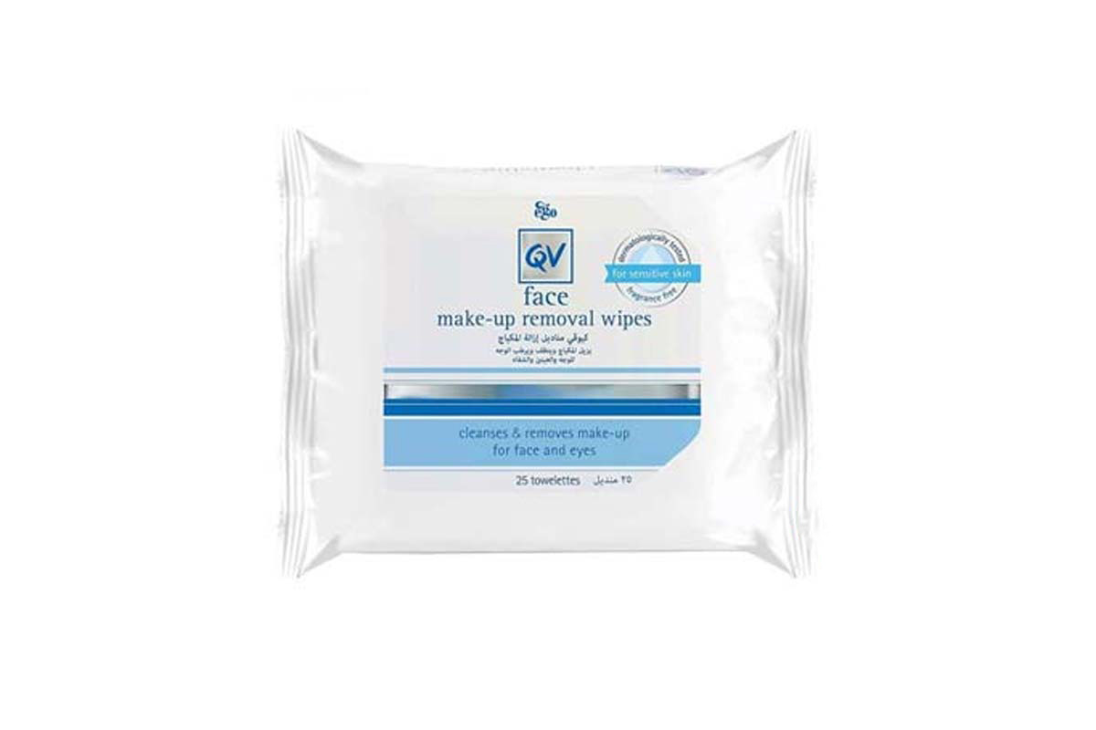 QV FACE MAKE UP REMOVAL WIPES 25 TOWELETTES - Milano Pharmacy