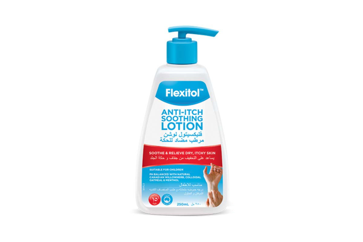 FLEXITOL ANTI ITCH SOOTHING LOTION 250 ML - Milano Pharmacy