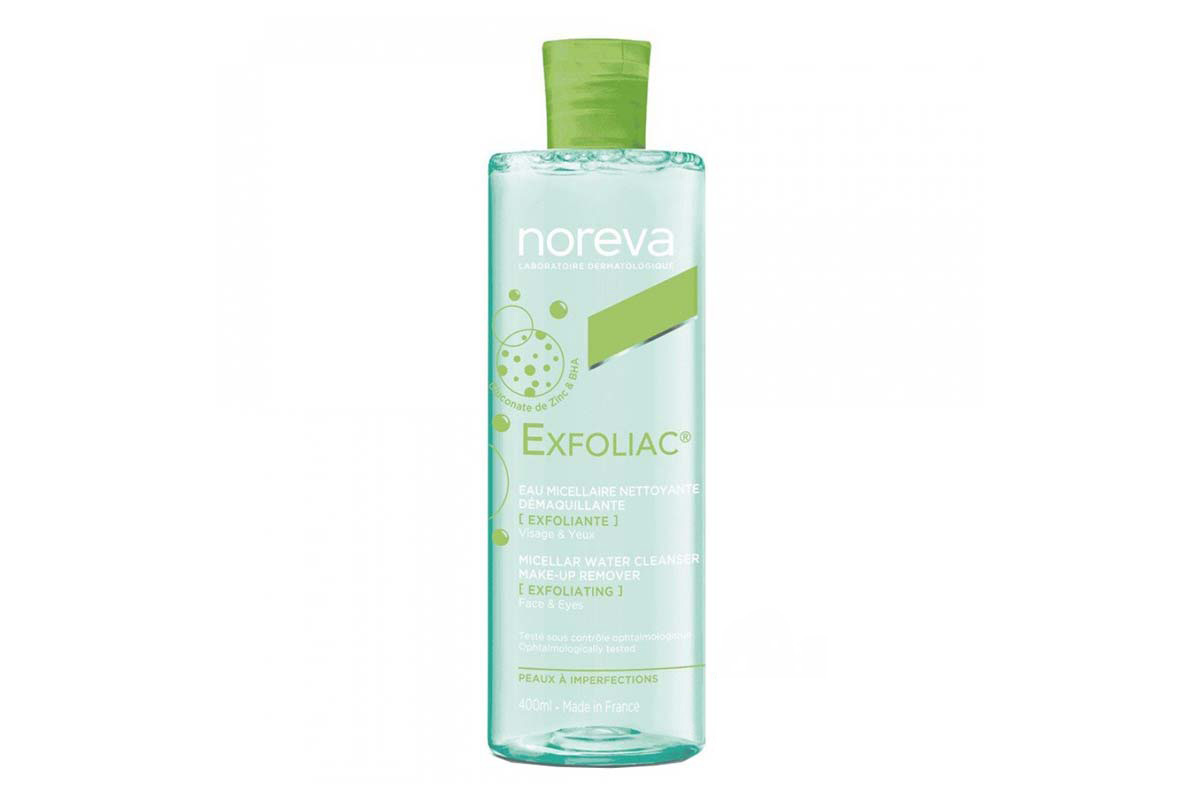 NOREVA EXFOLIAC MICELLAR CLEANSING WATER 400ML - Milano Pharmacy