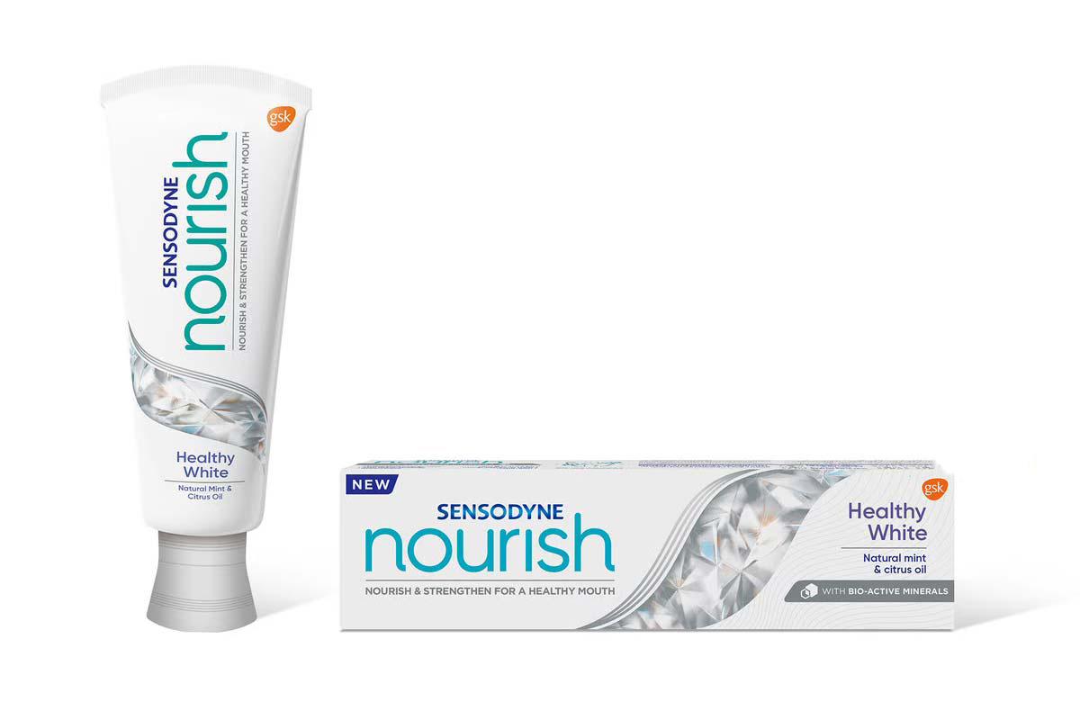 SENSODYNE TOOTHPASTE NOURISH HEALTHY WHITE 75 ML - Milano Pharmacy