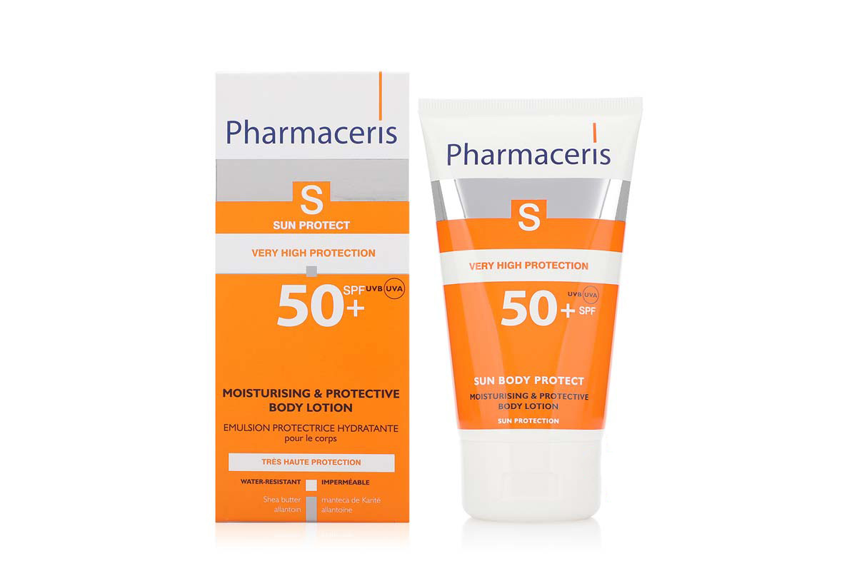 PHARMACERIS S SUN PROTECT SPF50 PLUS MOISTURIZING AND PROTECTIVE BODY LOTION 150 ML - Milano Pharmacy