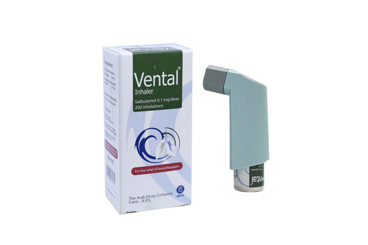 VENTAL INHALER 0.1MG DOSE 200 PUFFS - Milano Pharmacy