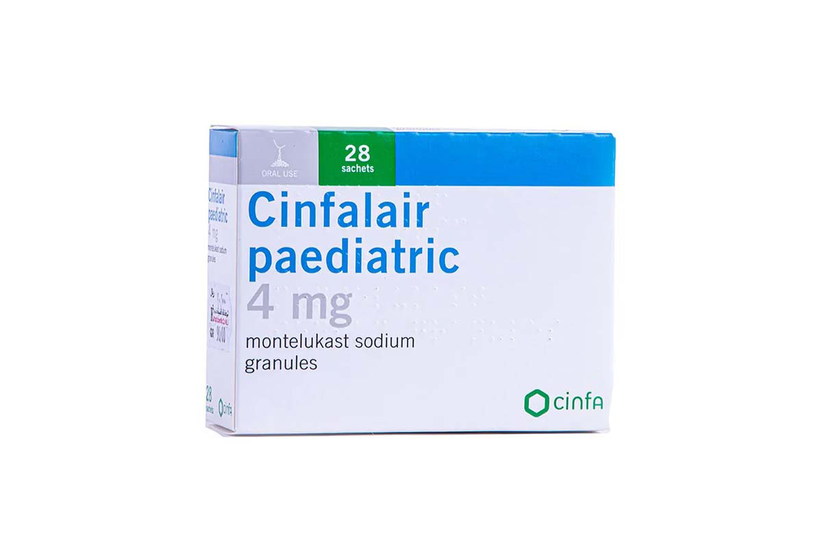 CINFALAIR PAEDIATRIC 4 MG 28 SACHETS - Milano Pharmacy