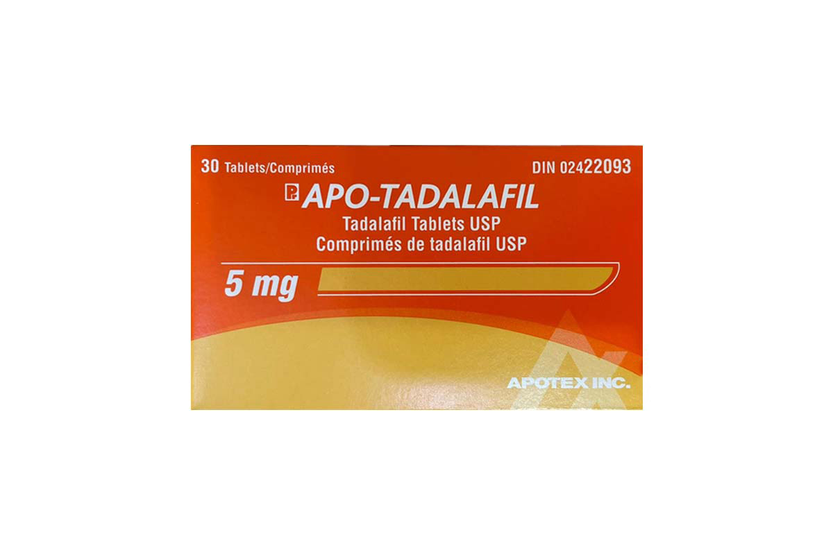 APO TADALAFIL 5 MG 30 TABLETS - Milano Pharmacy