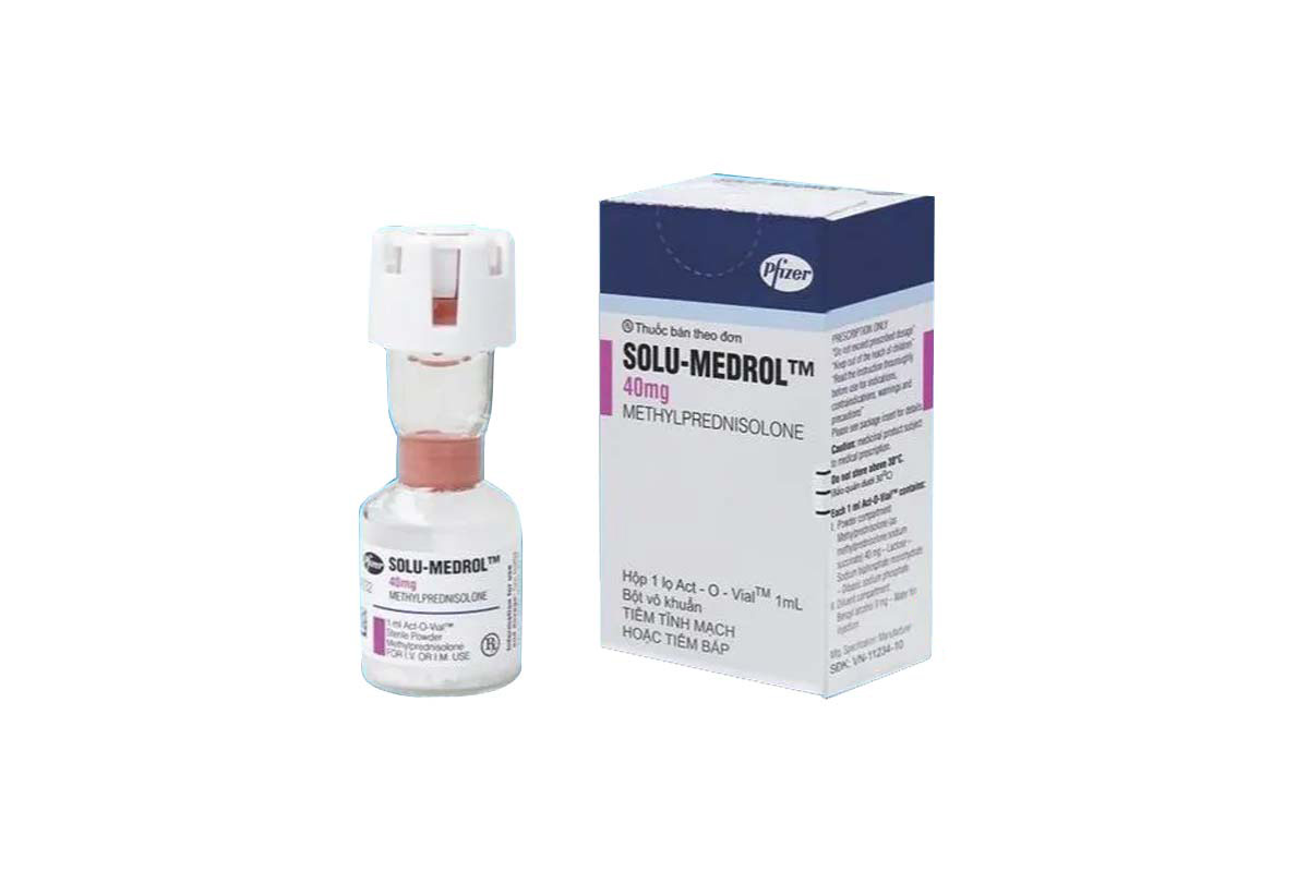 SOLU MEDROL 40 MG 1 ML - Milano Pharmacy