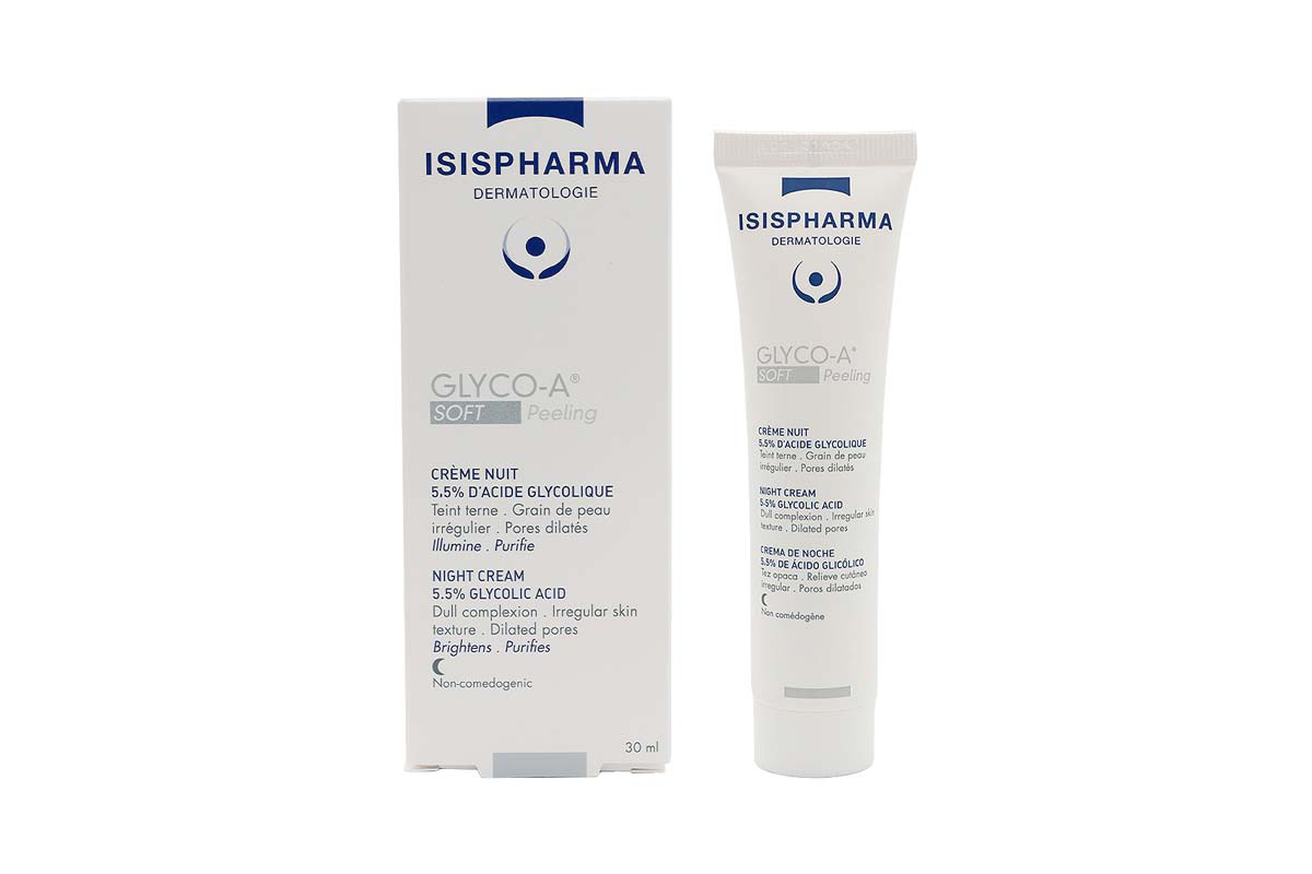 ISISPHARMA GLYCO A SOFT PEELING 5.5% NIGHT CREAM 30 ML - Milano Pharmacy