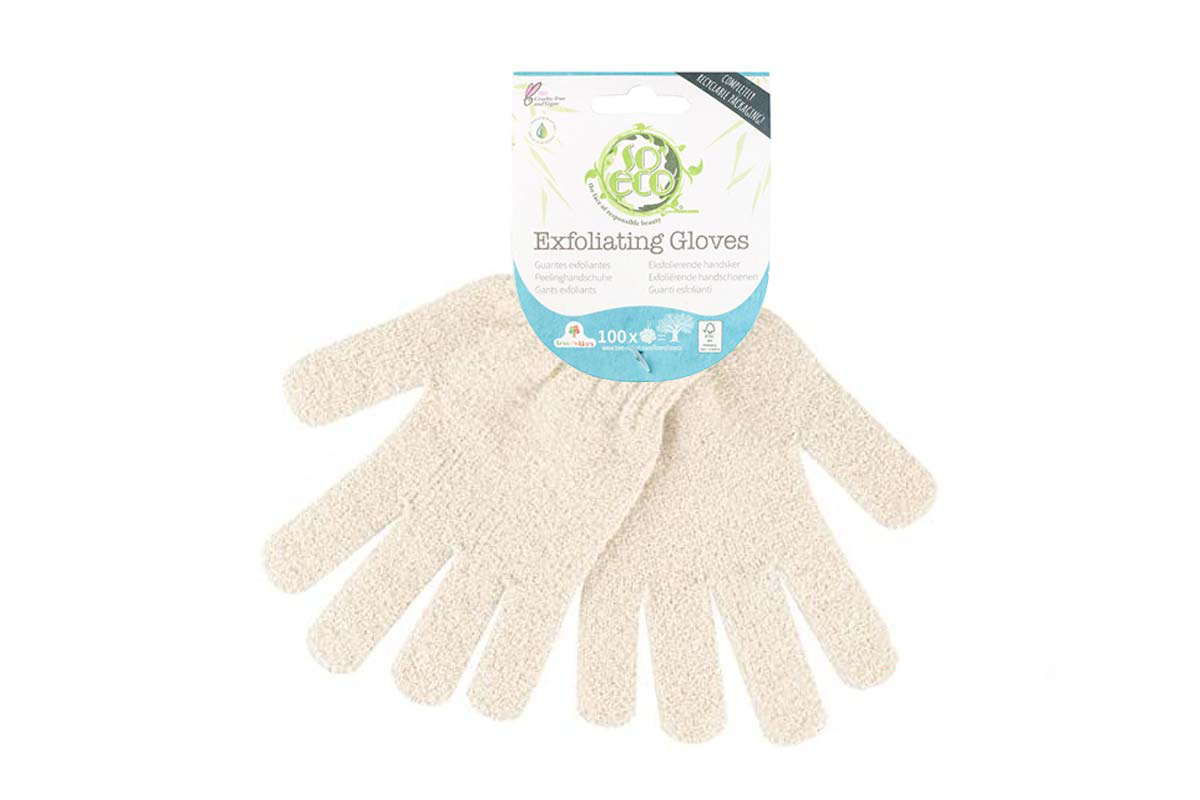 SO ECO EXFOLIATING GLOVE 2 PAIRS WHITE - Milano Pharmacy