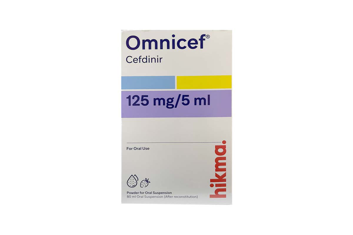 OMNICEF 125 MG 5 ML 80 ML SUSPENSION - Milano Pharmacy