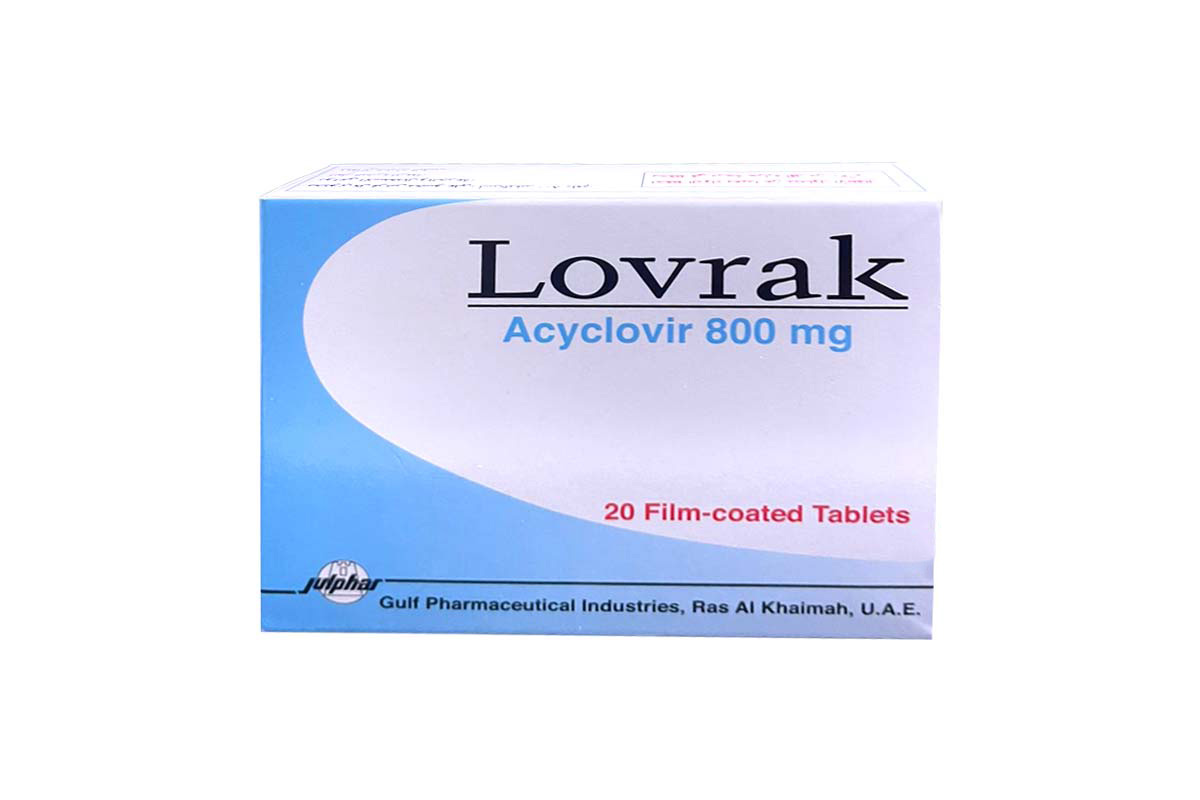 LOVRAK 800MG 20 TABLETS - Milano Pharmacy