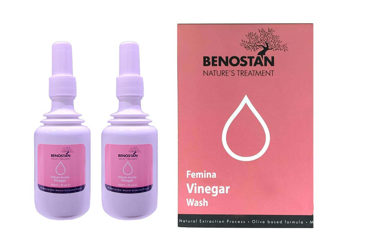 BENOSTAN FEMINA VINEGAR WASH 2X150 ML - Milano Pharmacy