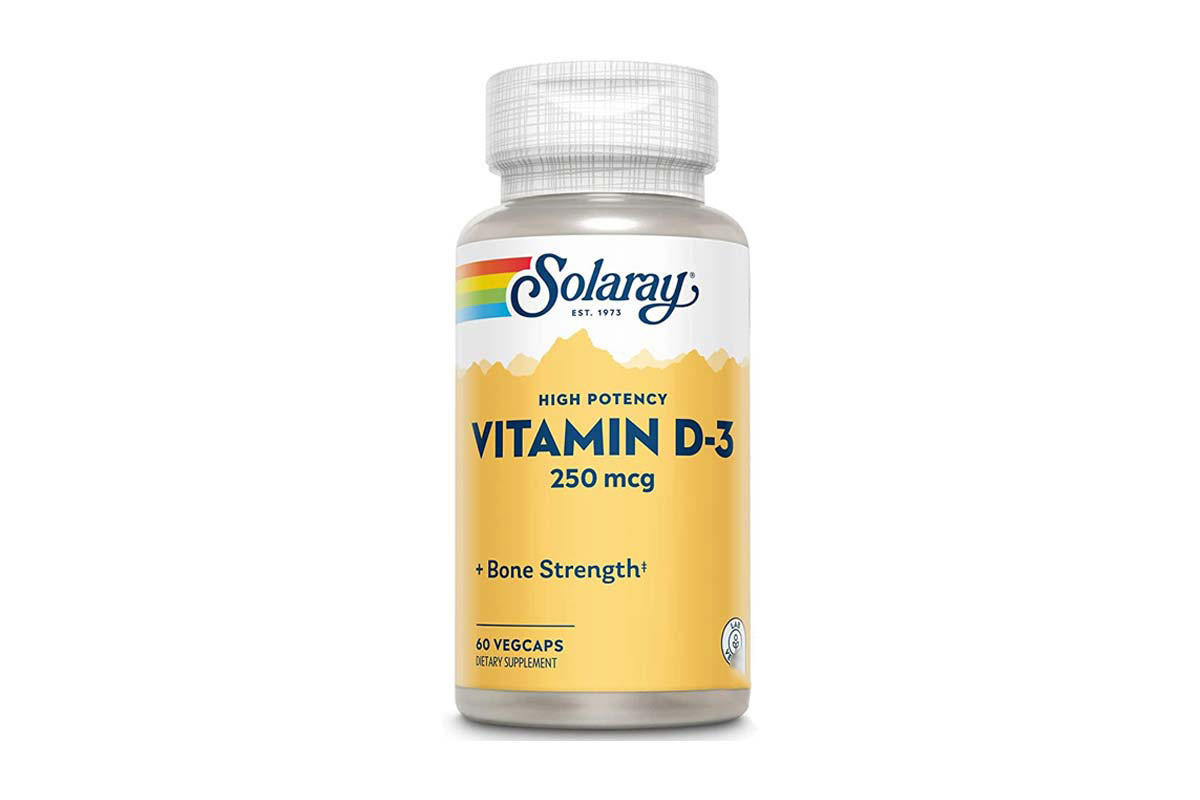 SOLARAY VITAMIN D3 250 MCG 10000IU 60 CAPSULES - Milano Pharmacy