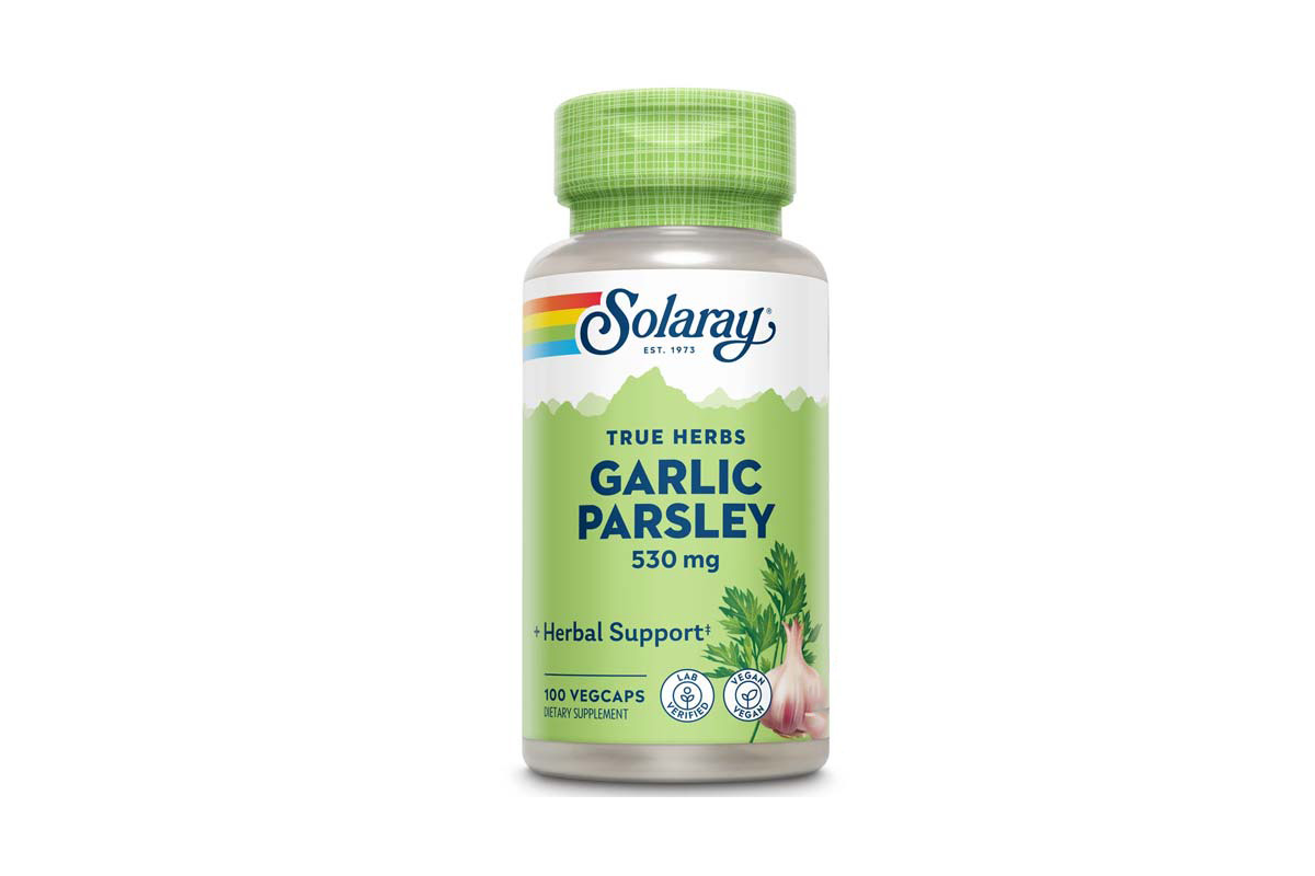 SOLARAY GARLIC AND PARSLEY 530MG 100 VEGCAPS - Milano Pharmacy