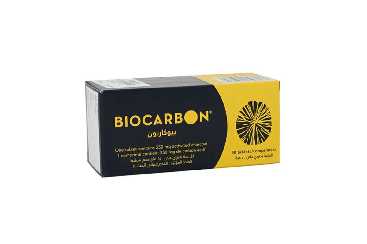 BIOCARBON 250MG 50 TABLETS - Milano Pharmacy