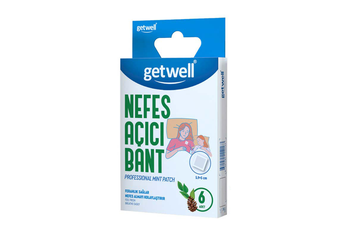 GETWELL MINT PATCH FOR CLEAR BREATHING 6 PCS - Milano Pharmacy