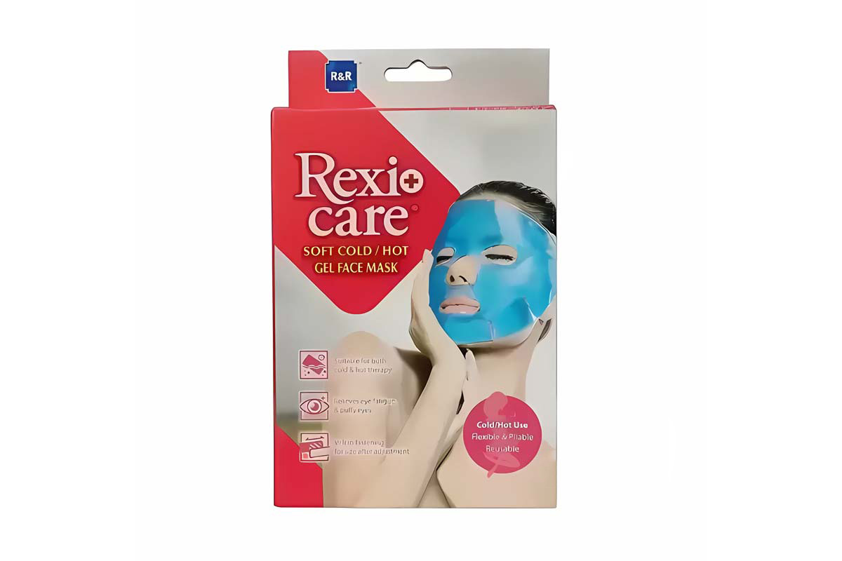 REXI CARE SOFT COLD AND HOT GEL FACE MASK 1 PCS - Milano Pharmacy