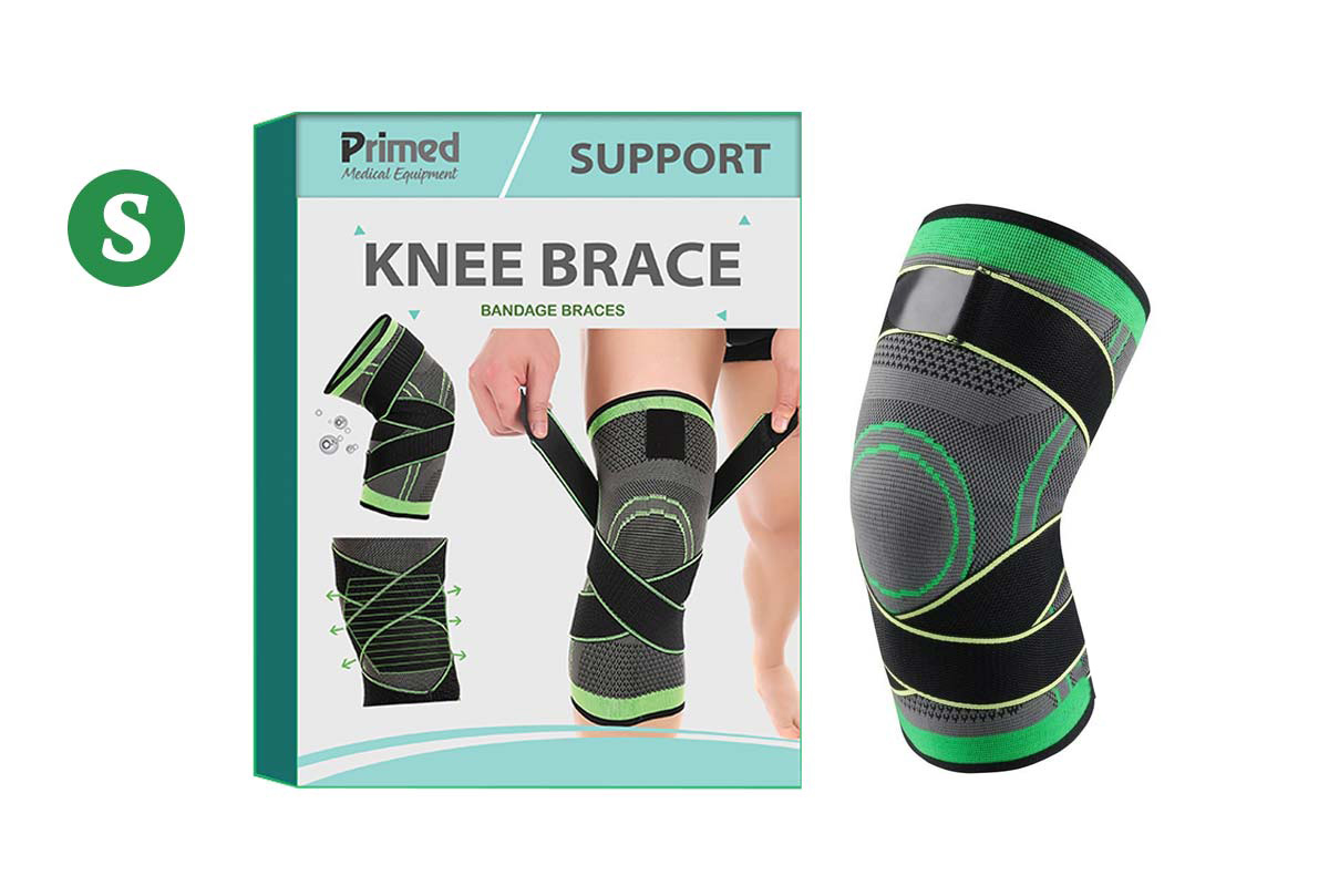 PRIMED KNEE BRACE WITH SUPPORT DARK GREEN SIZE SMALL - Milano Pharmacy