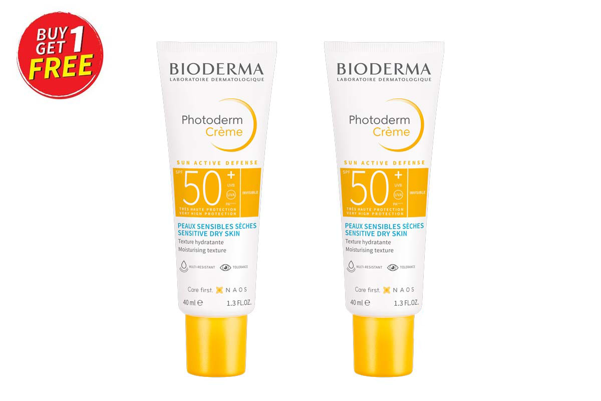 BOX BUY1GET1 BIODERMA PHOTODERM CREAM SPF50 PLUS INVISIBLE 40 ML - Milano Pharmacy