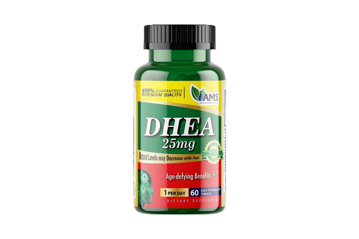 AMS DHEA 25 MG 60 TABLETS - Milano Pharmacy